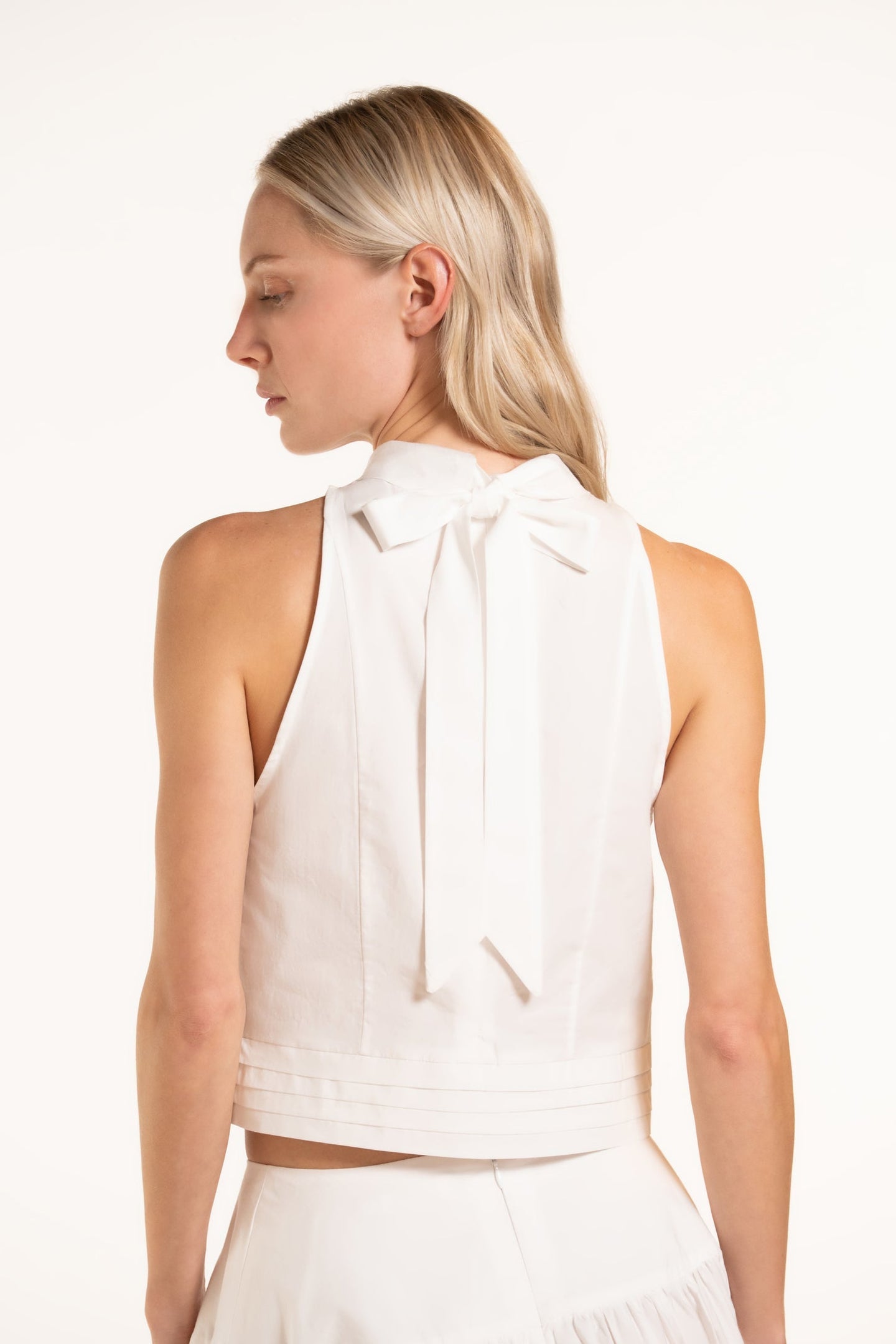 Calixte Top - White - Solid