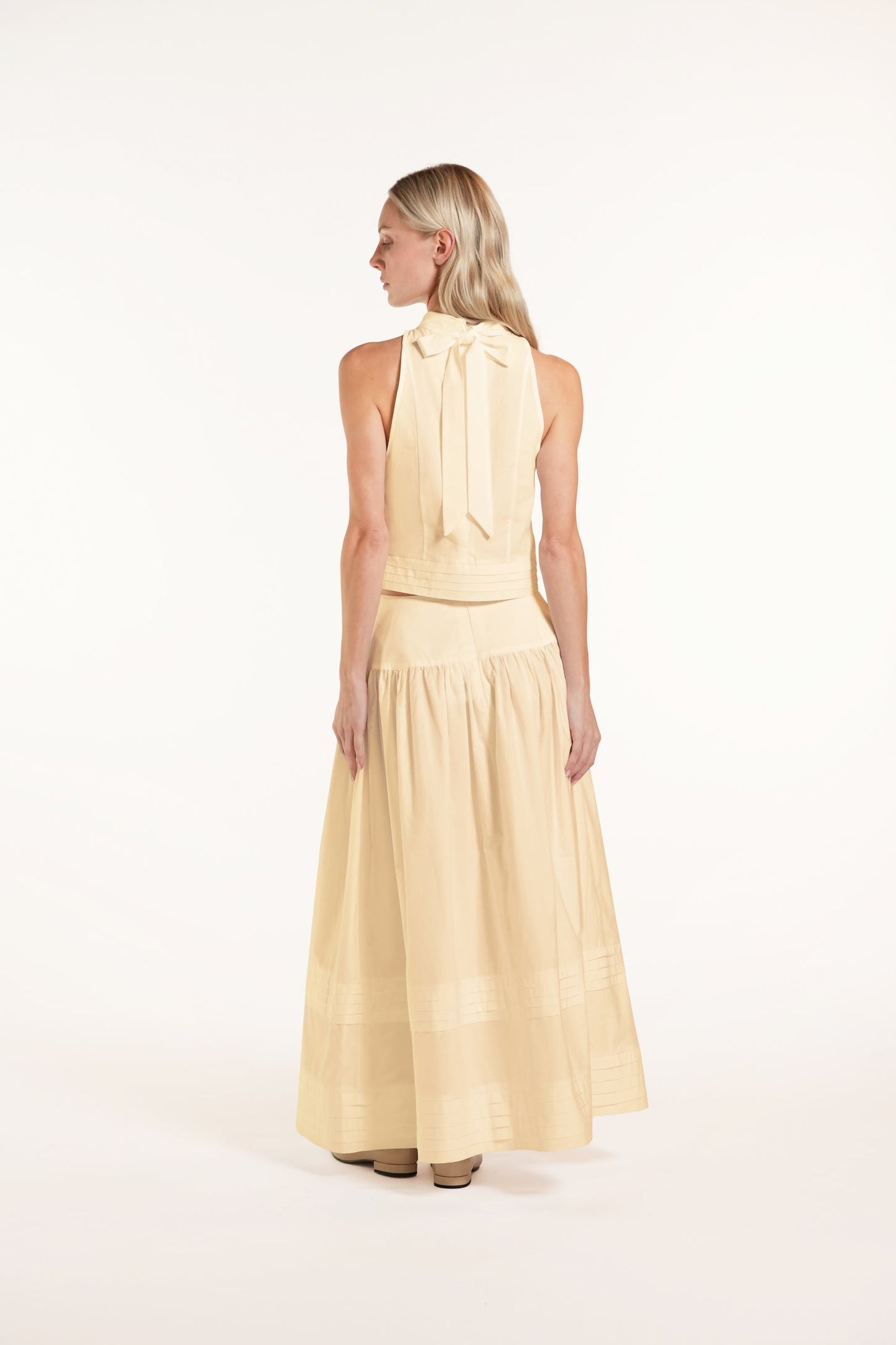 Cori Skirt - Light yellow - Solid