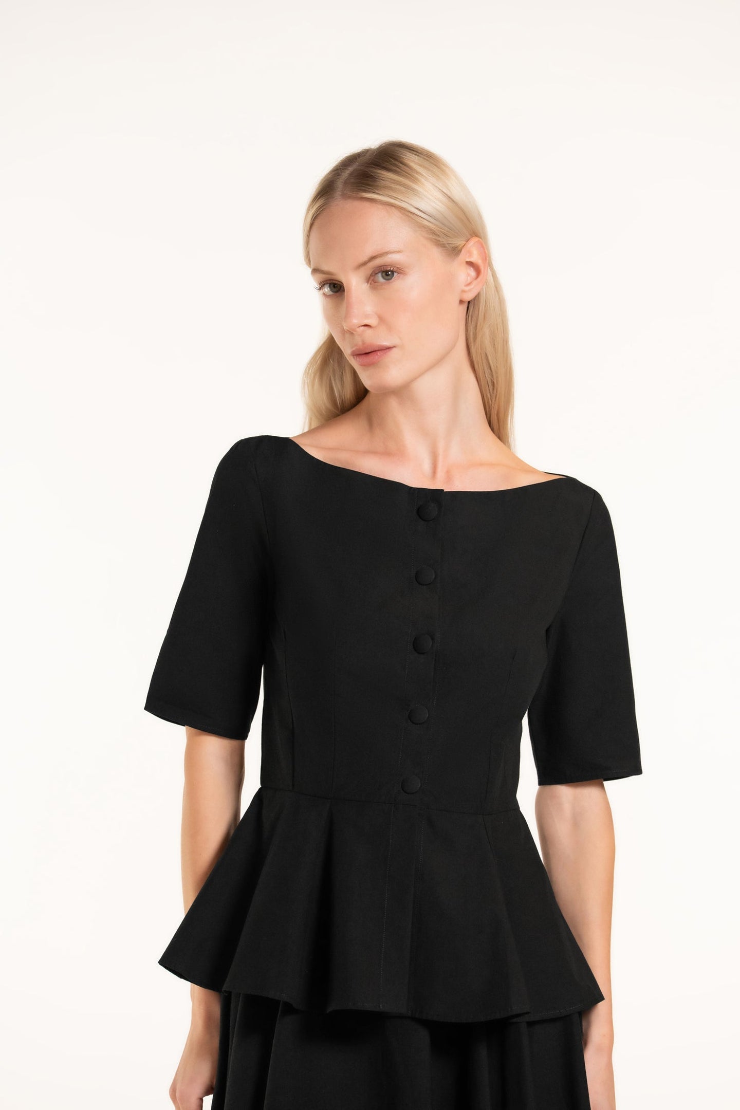 Candice Top - Black - Solid