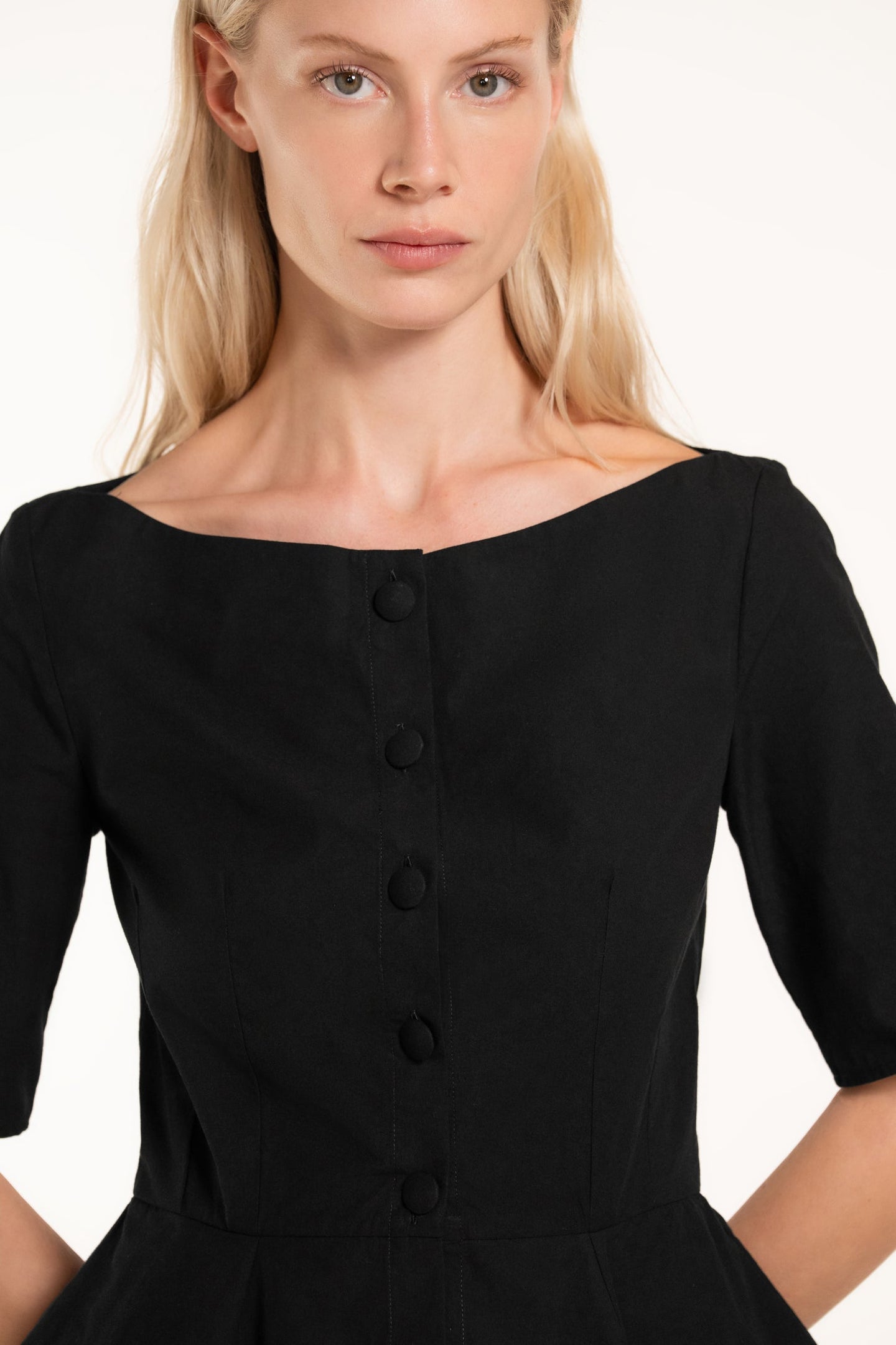 Candice Top - Black - Solid