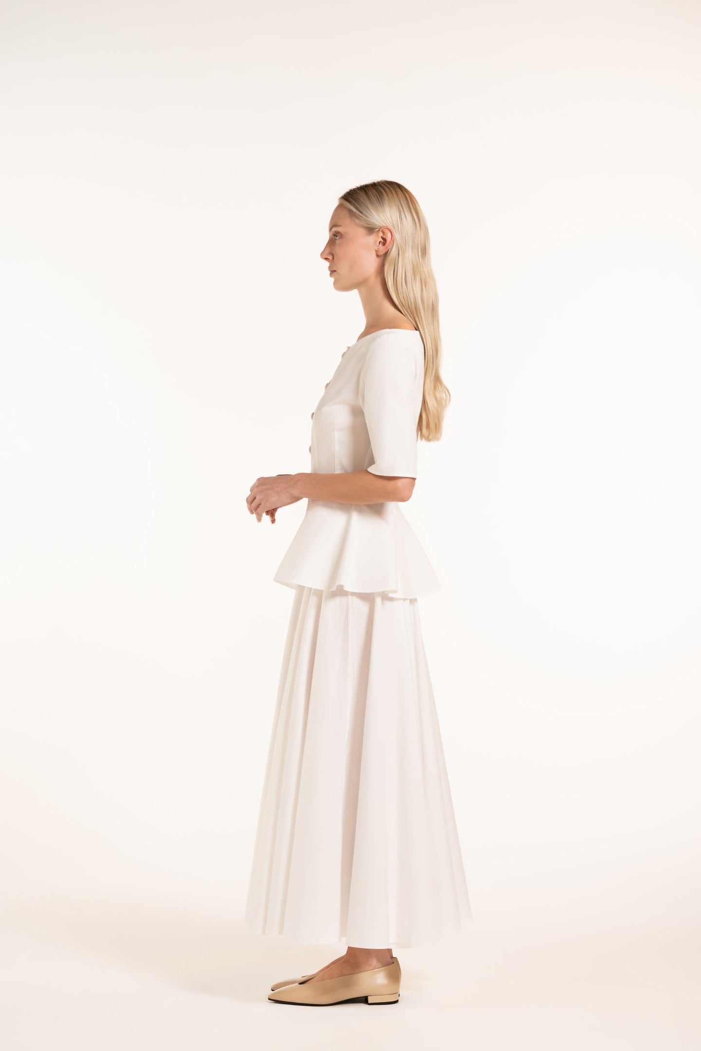 Candice Top - White - Solid