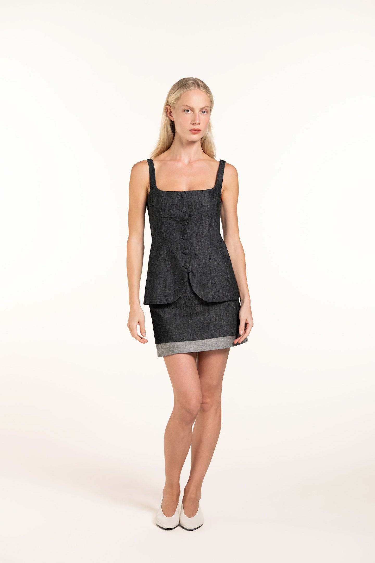 Colette Top - Pepper - Denim