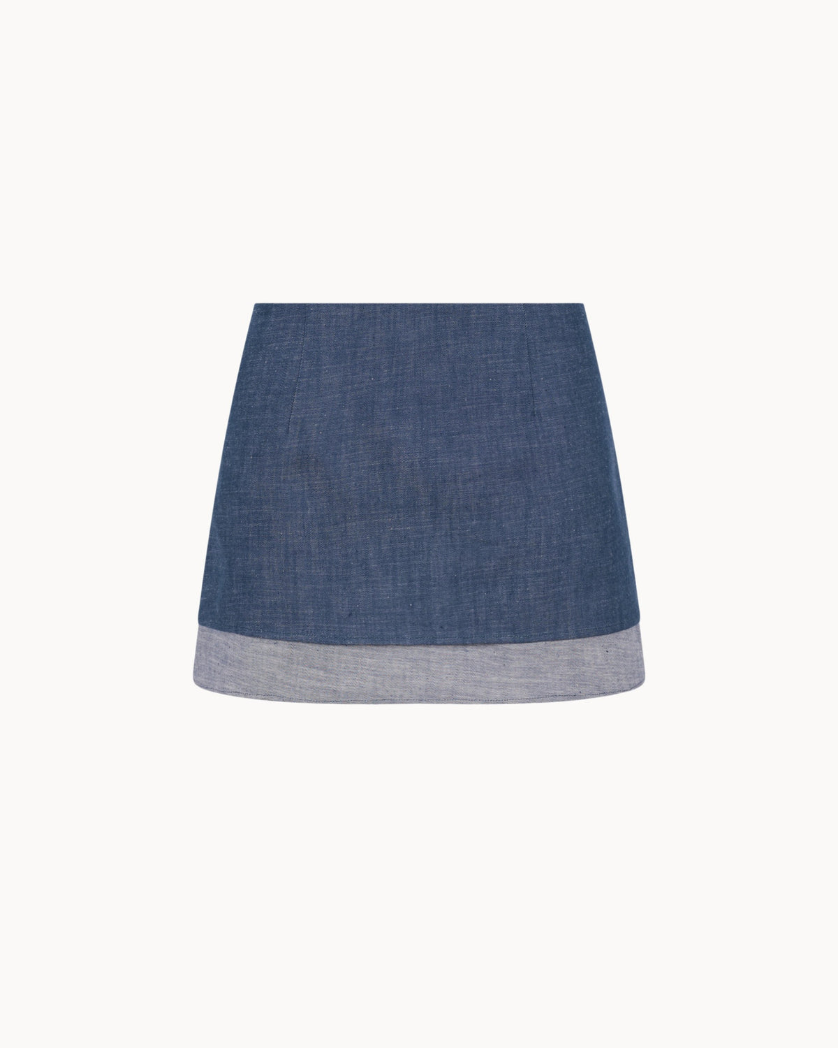 Zhiggie Carla Skirt in indigo denim