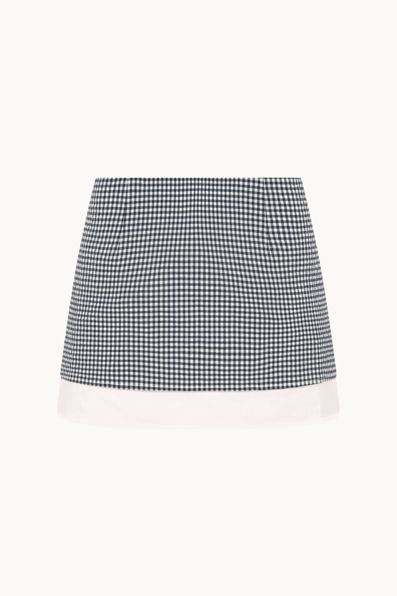 Carla Skirt - Navy - Gingham