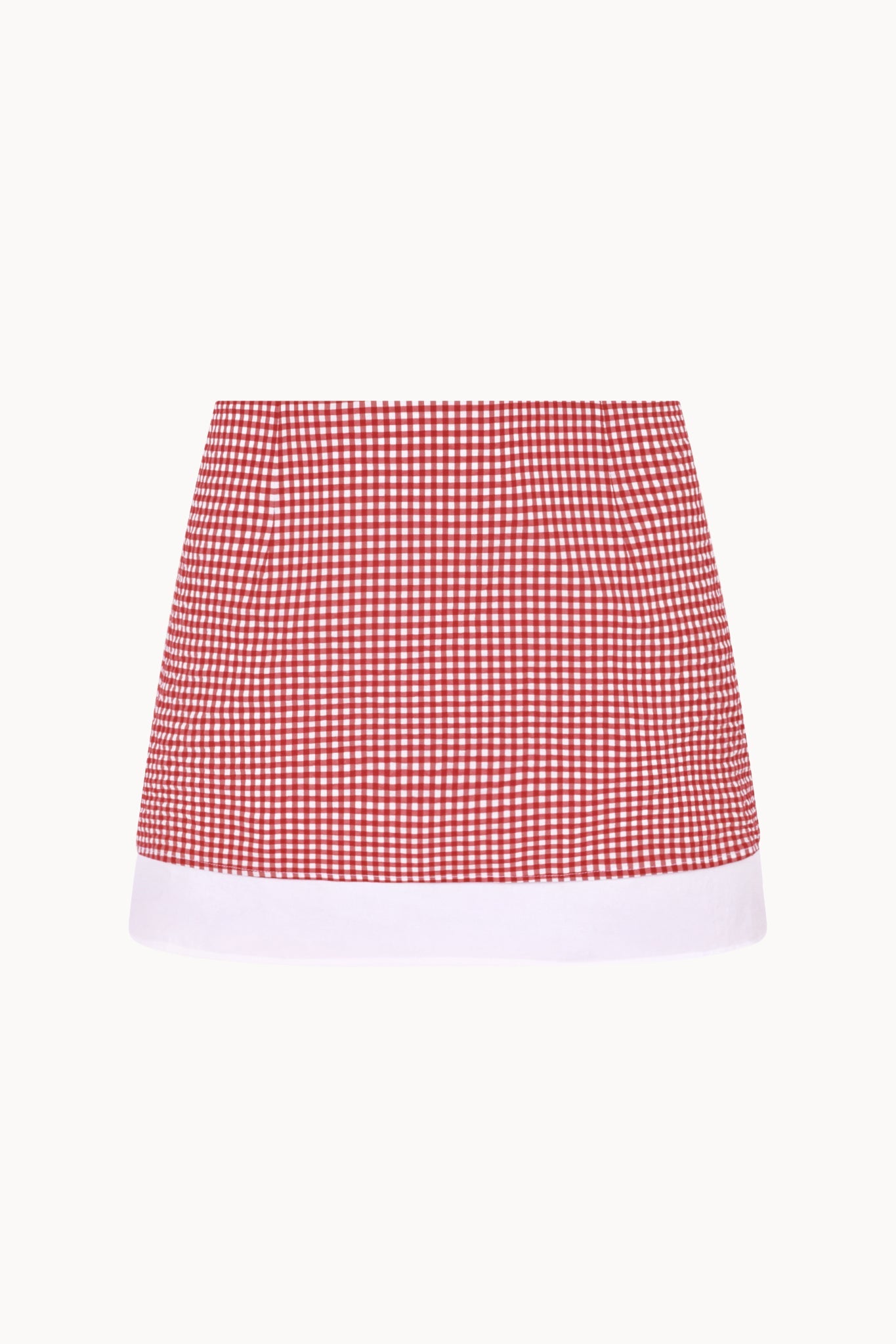 Carla Skirt - Cherry - Gingham