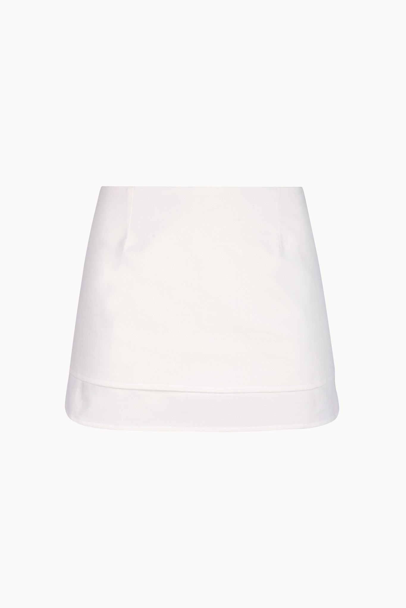 Carla Skirt - White - Denim