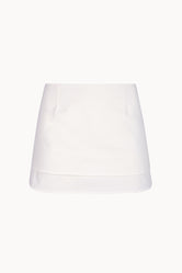 Zhiggie Carla Skirt in white denim