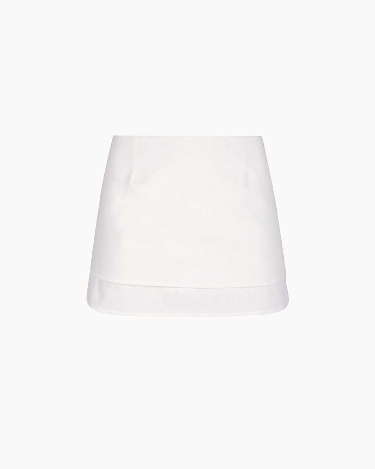 Zhiggie Carla Skirt in white denim