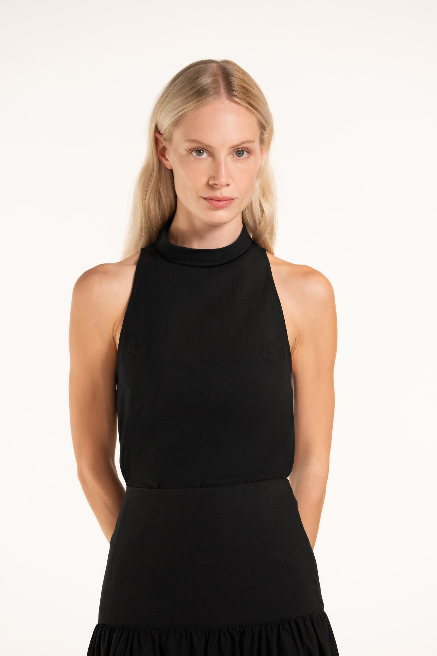 Cassie Top - Black - Solid