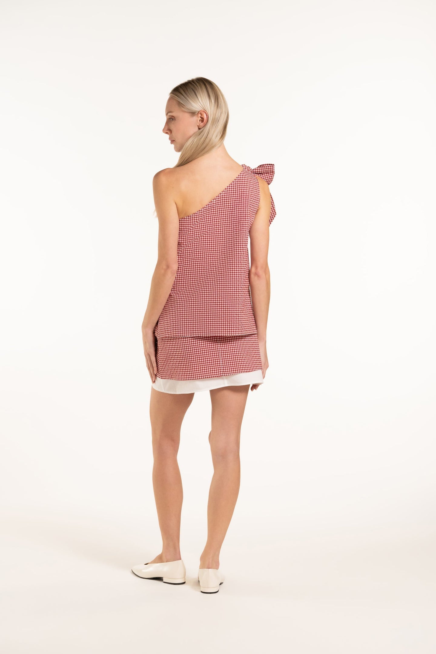 Celeste Top - Cherry - Gingham
