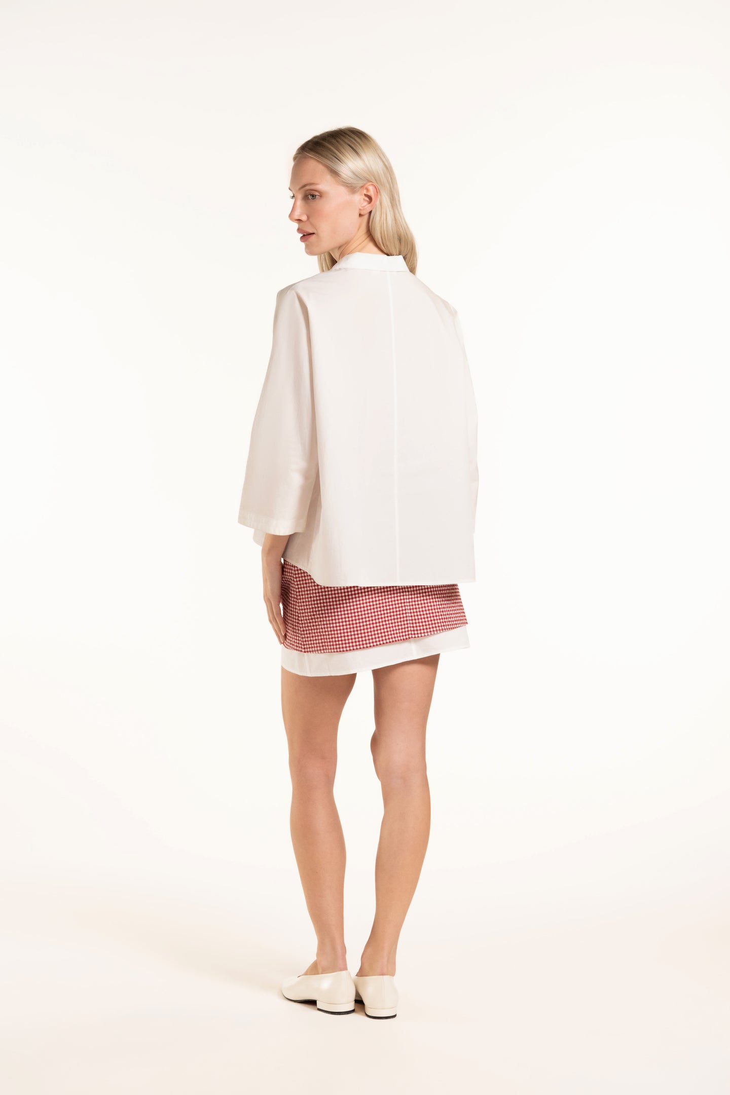 Claire Top - White - Solid