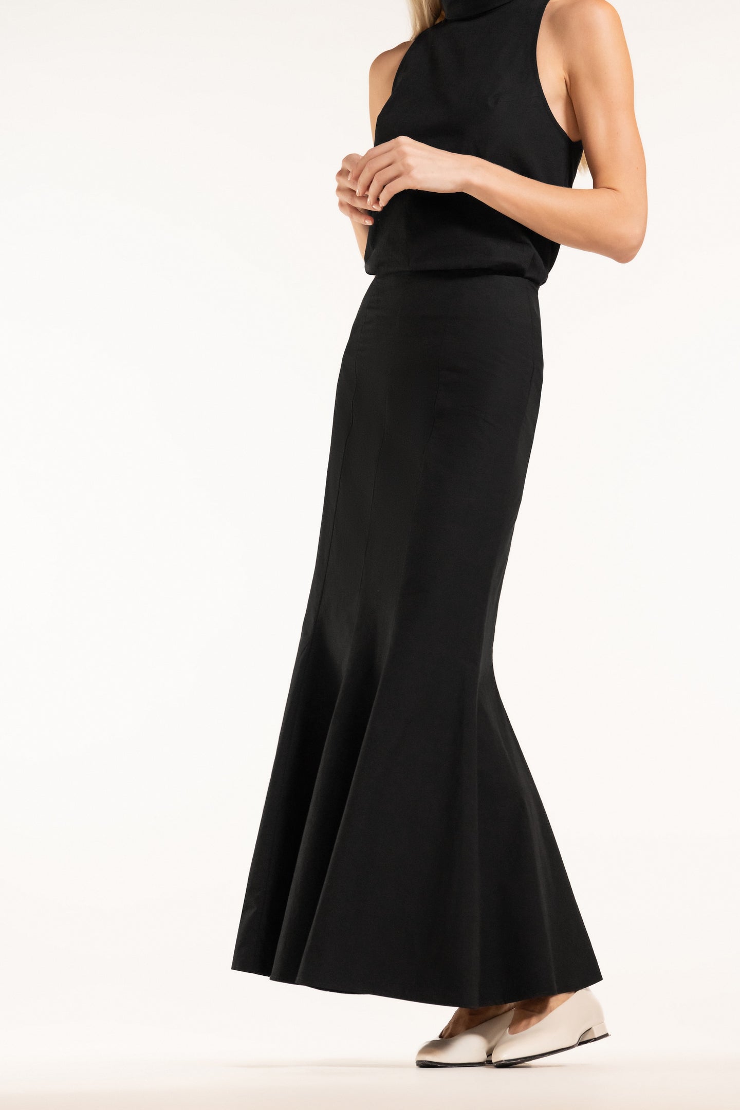 Clarice Skirt - Black - Solid