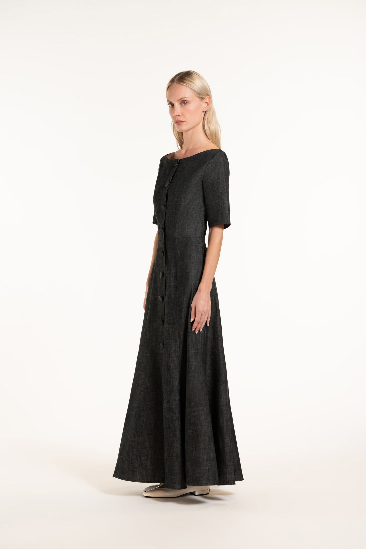 Clotilde Dress - Pepper - Denim
