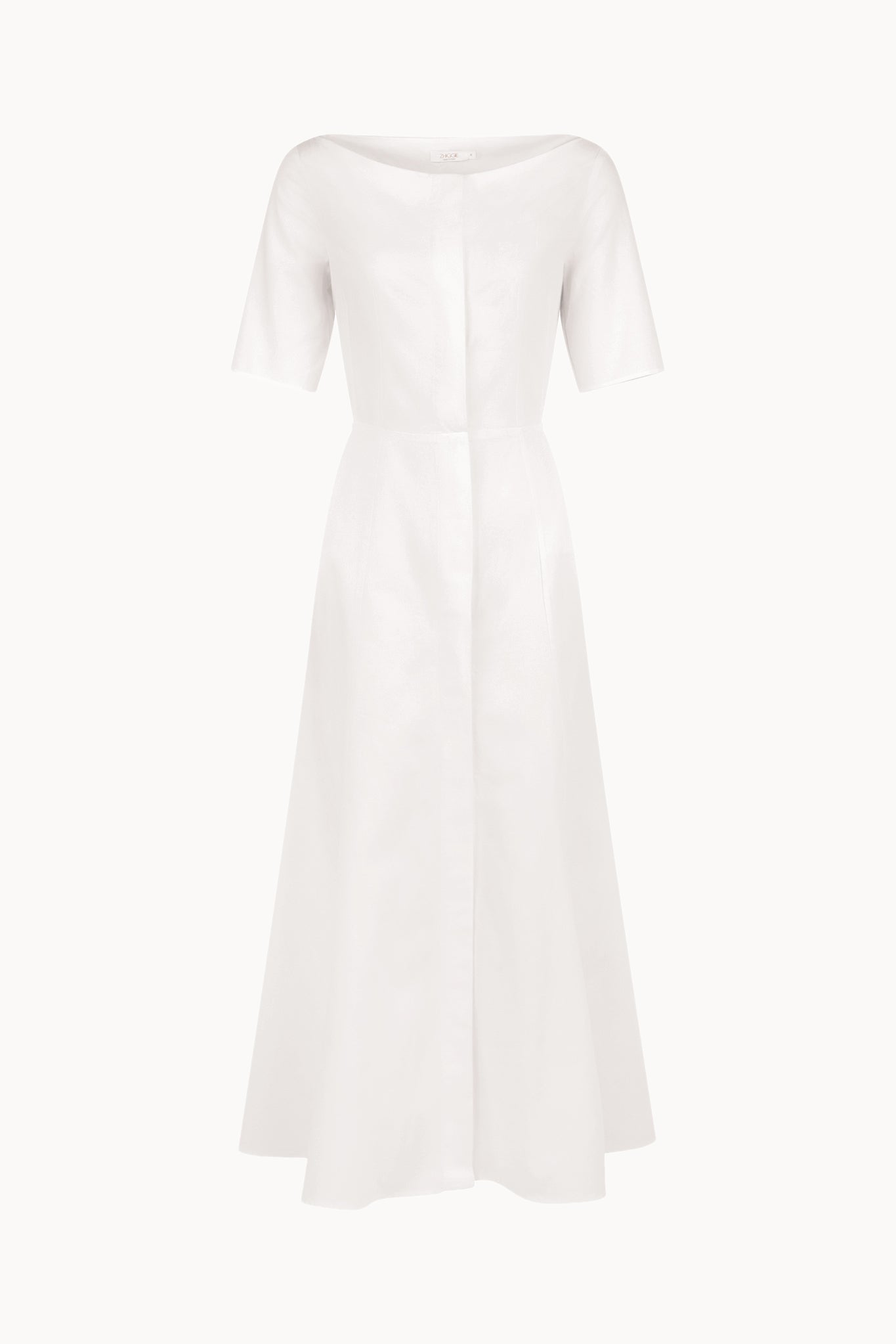 Clotilde Dress - White - Denim