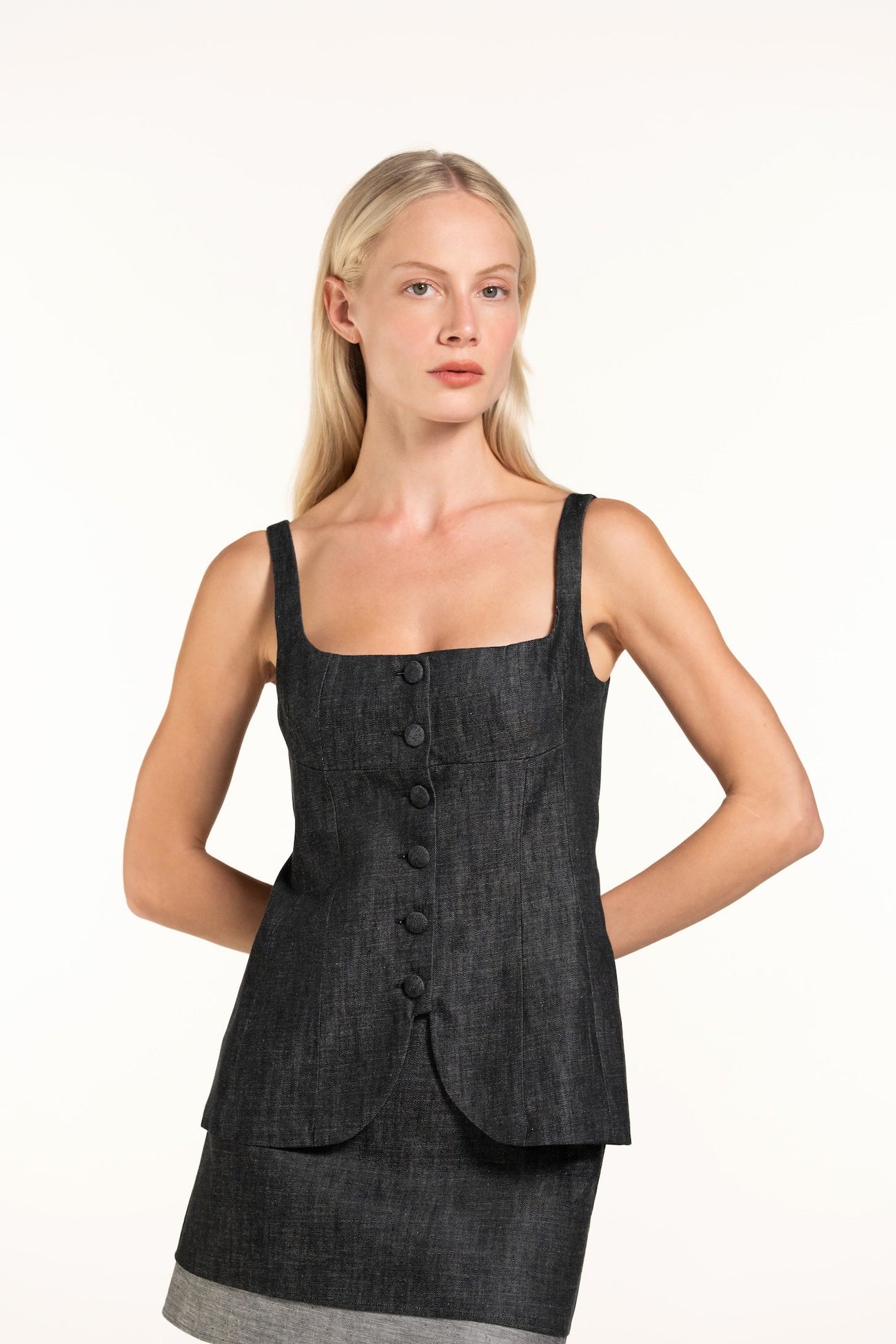 Colette Top - Pepper - Denim