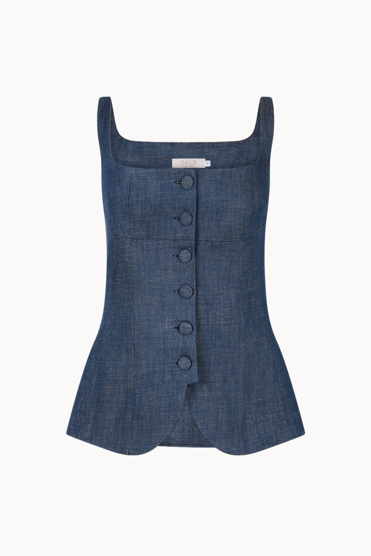 Colette Top - Indigo - Denim