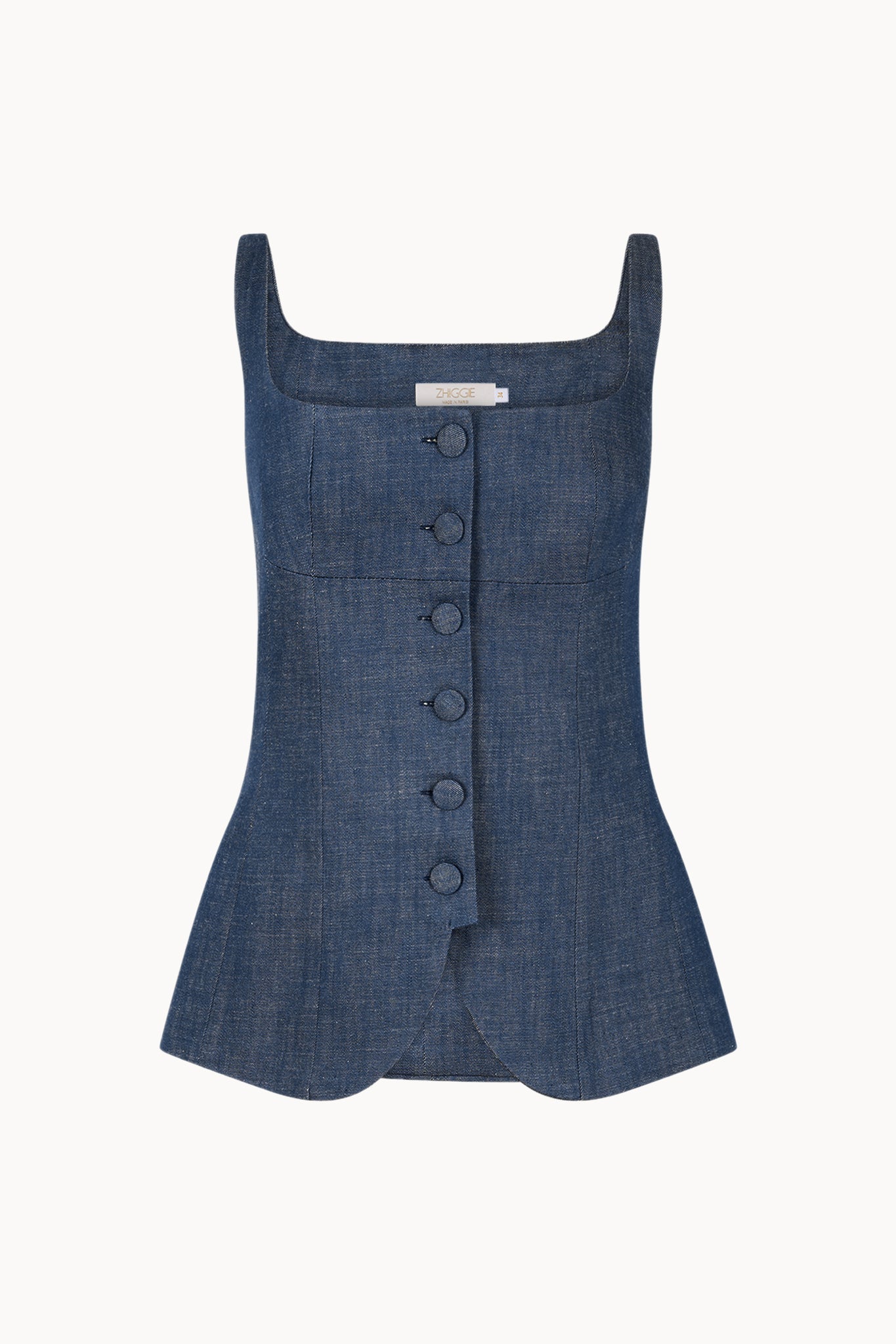 Colette Top - Indigo - Denim