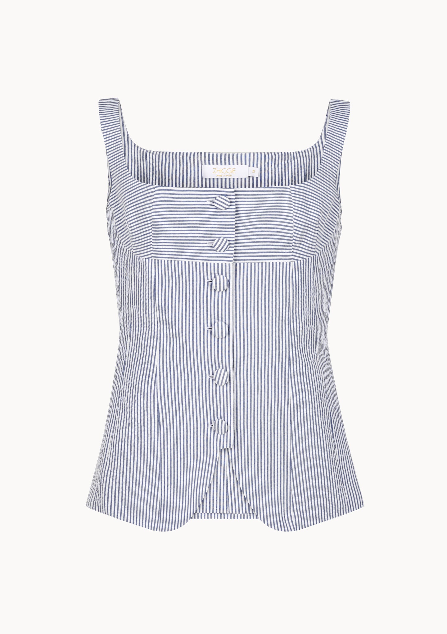 Colette Top - Ice - Stripes
