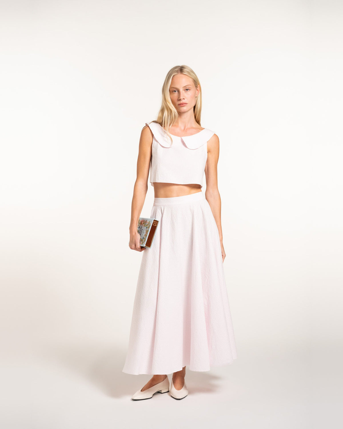 Zhiggie Babilou Skirt in petal stripes