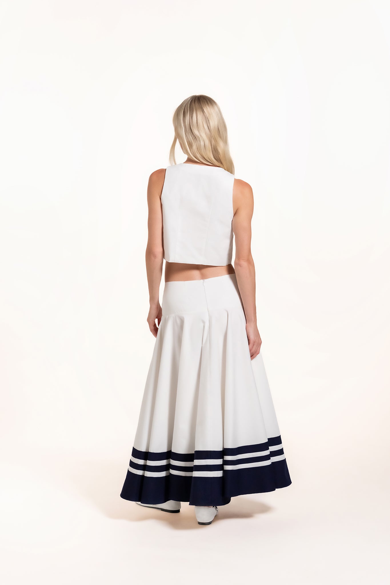Désirée Skirt - White - Sailor