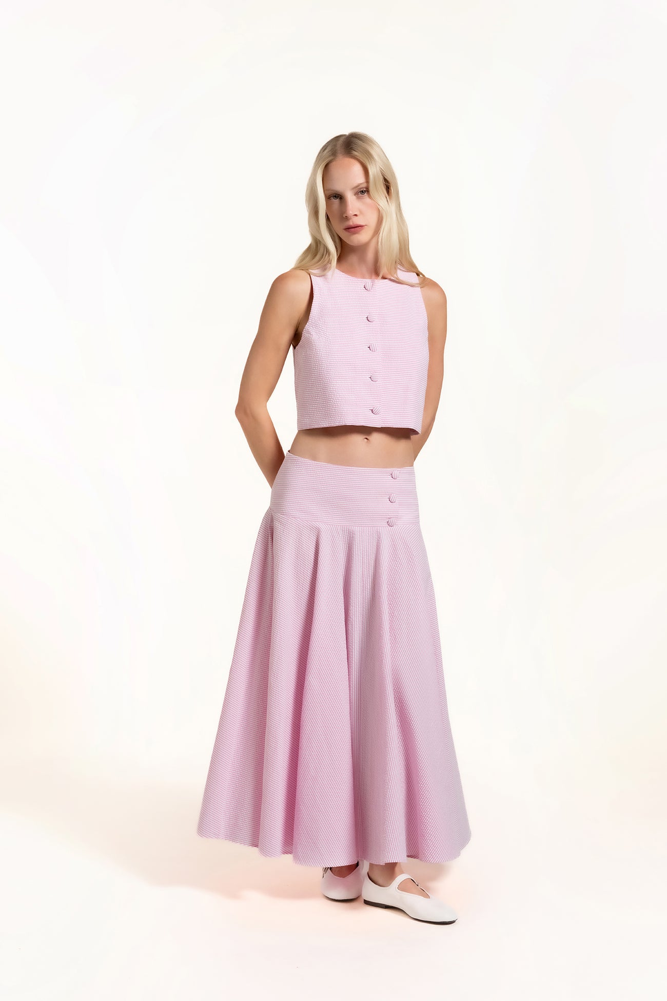 Dolly Skirt - Candyfloss - Stripes