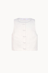 Zhiggie Dacha Top in white