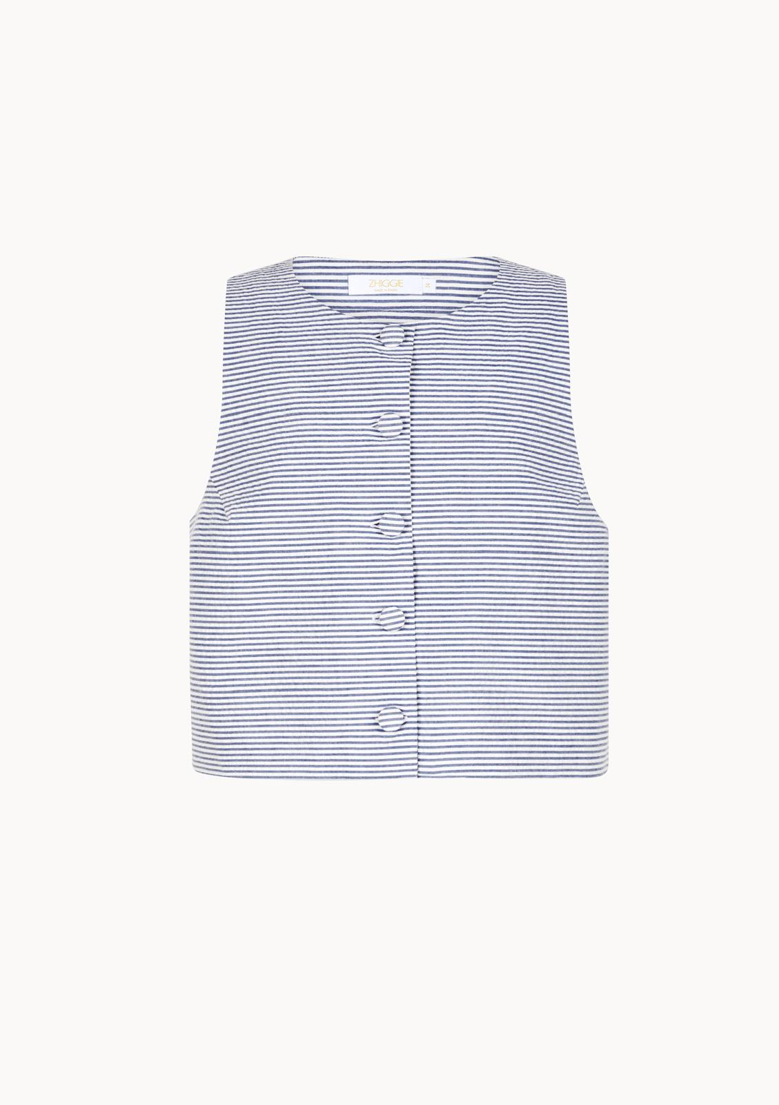 Dacha Top - Ice - Stripes