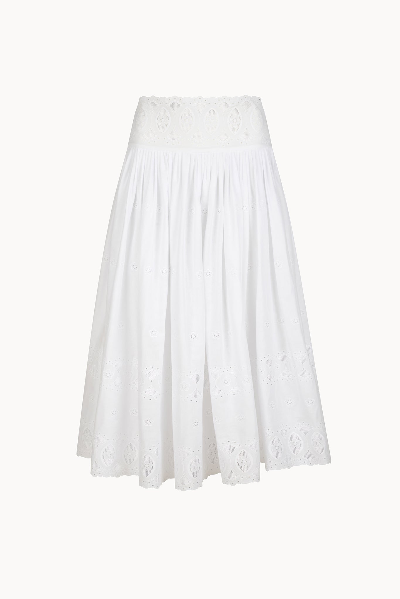 Demma Skirt - White - Daisy | Zhiggie