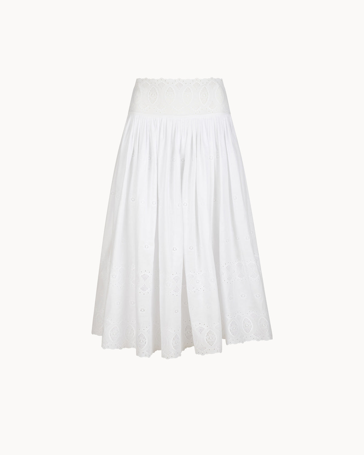 Zhiggie Demma Skirt in white daisy