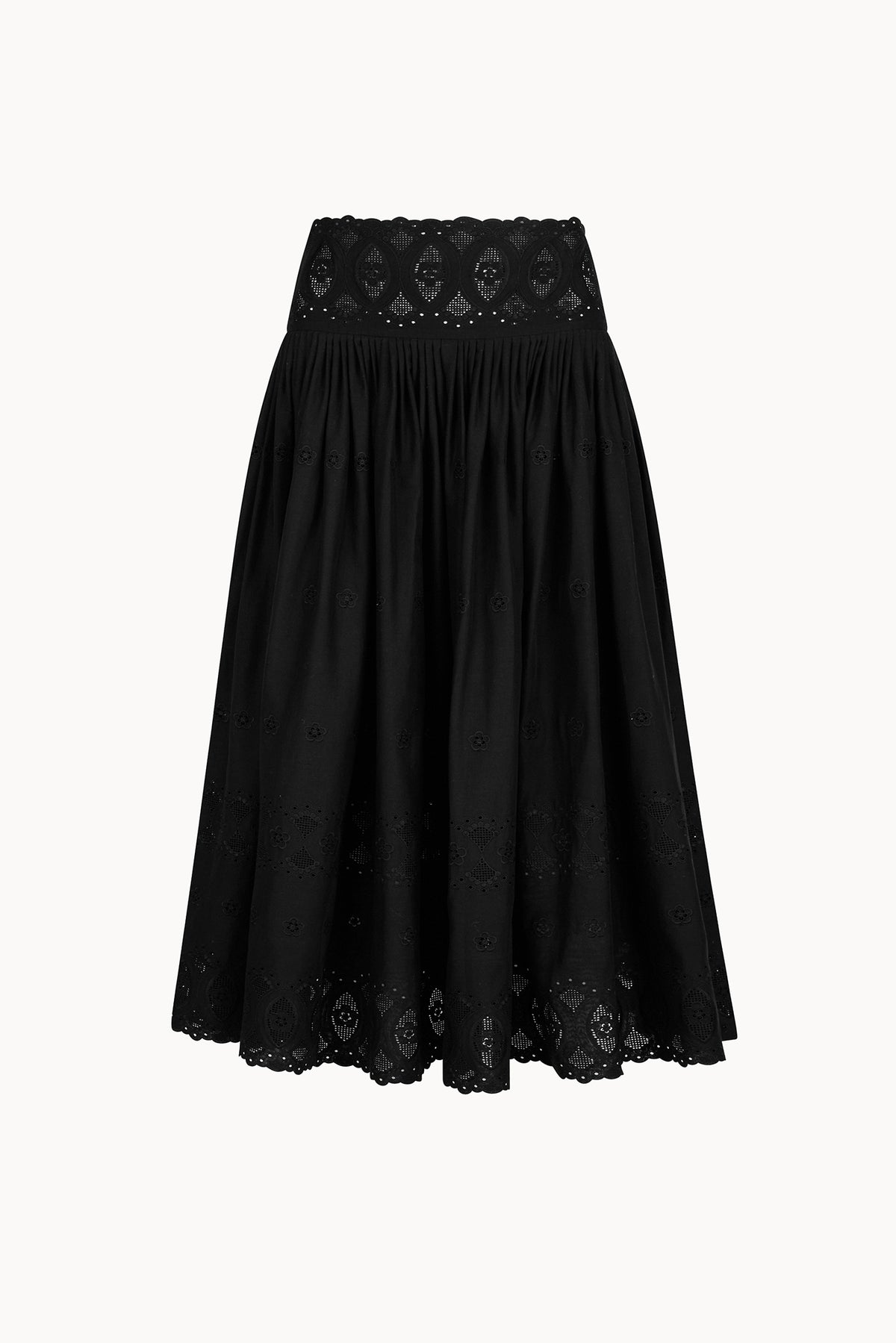 Jupe Demma - Noir - Marguerites