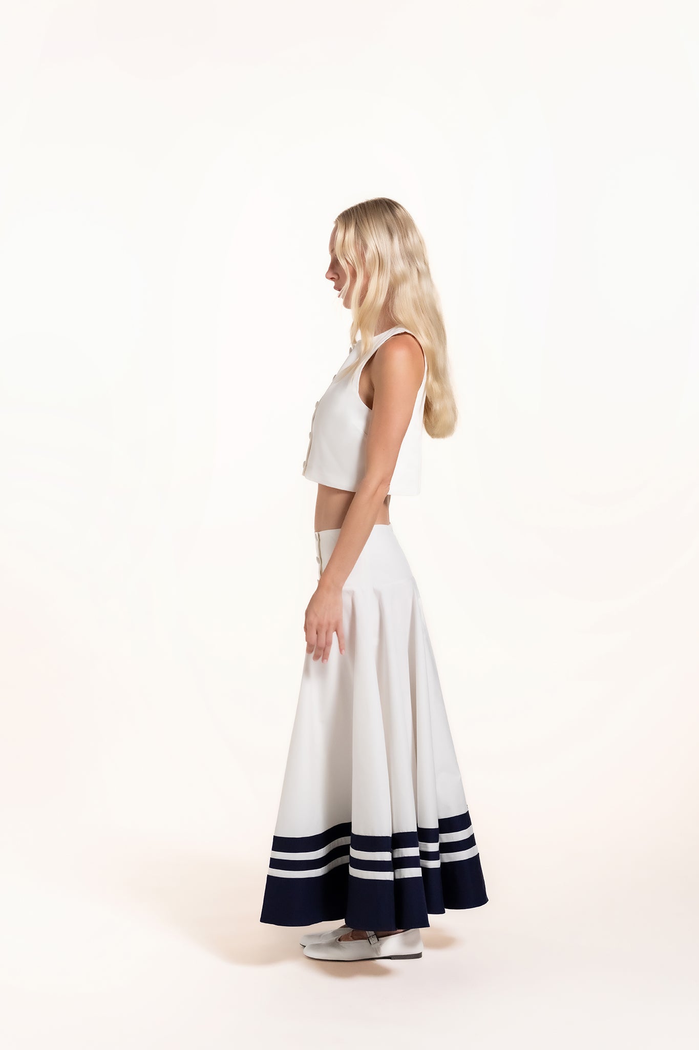 Désirée Skirt - White - Sailor