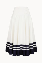 Zhiggie Désirée Skirt in white sailor