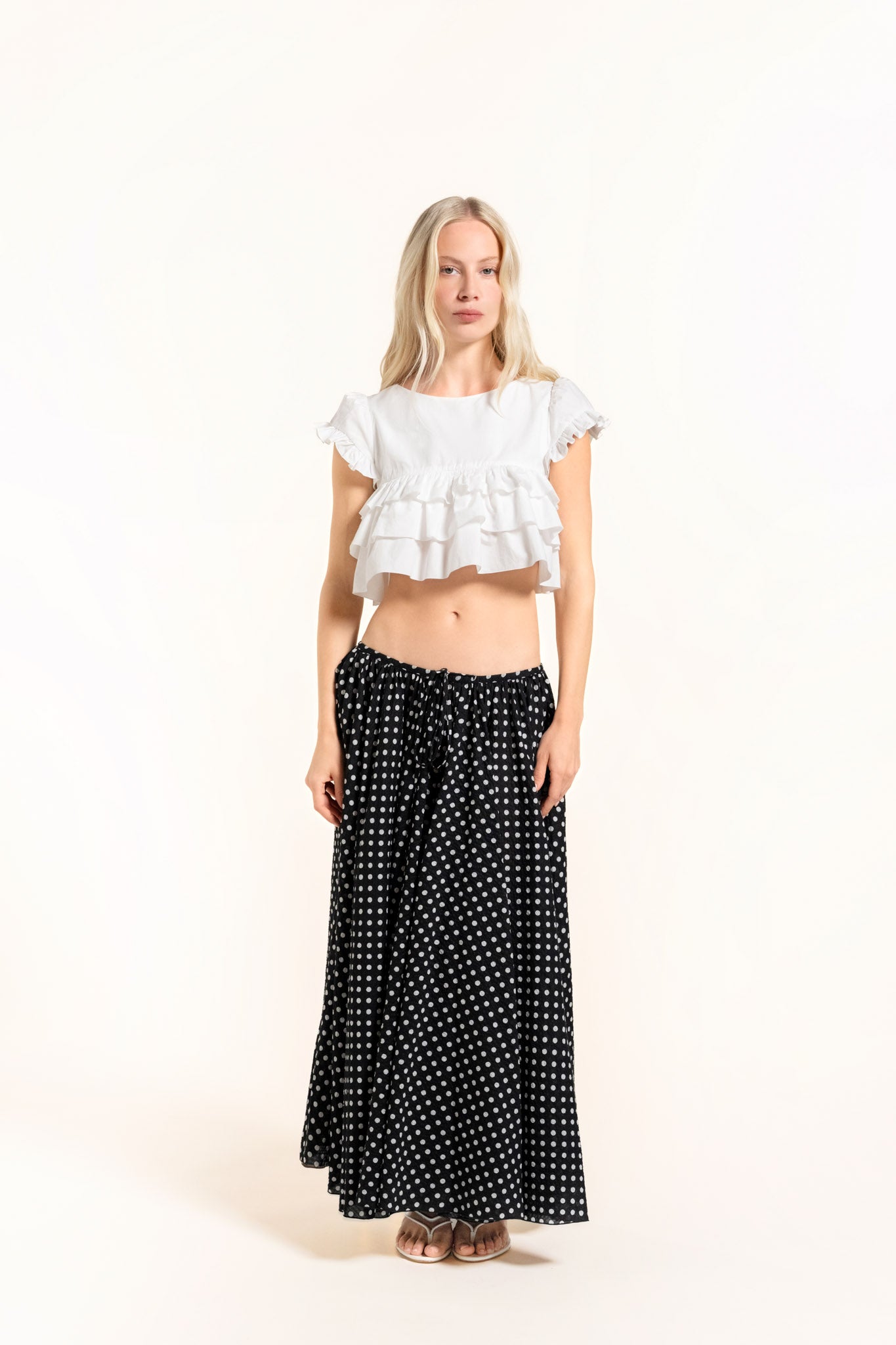 Devine Top - White - Solid