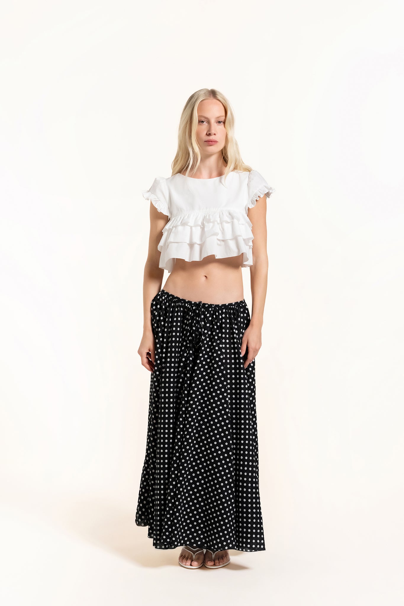 Devine Top - White - Solid