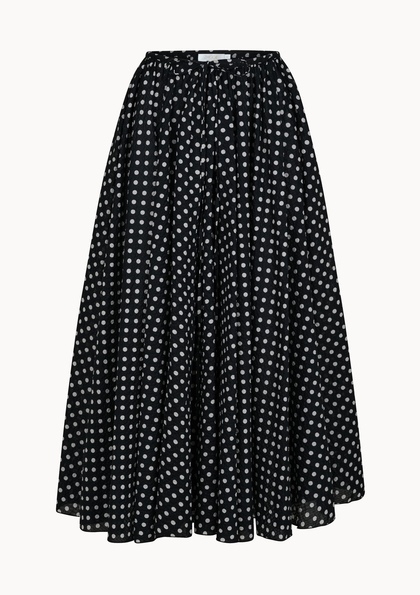 Diodora Skirt - Black - Polkadots