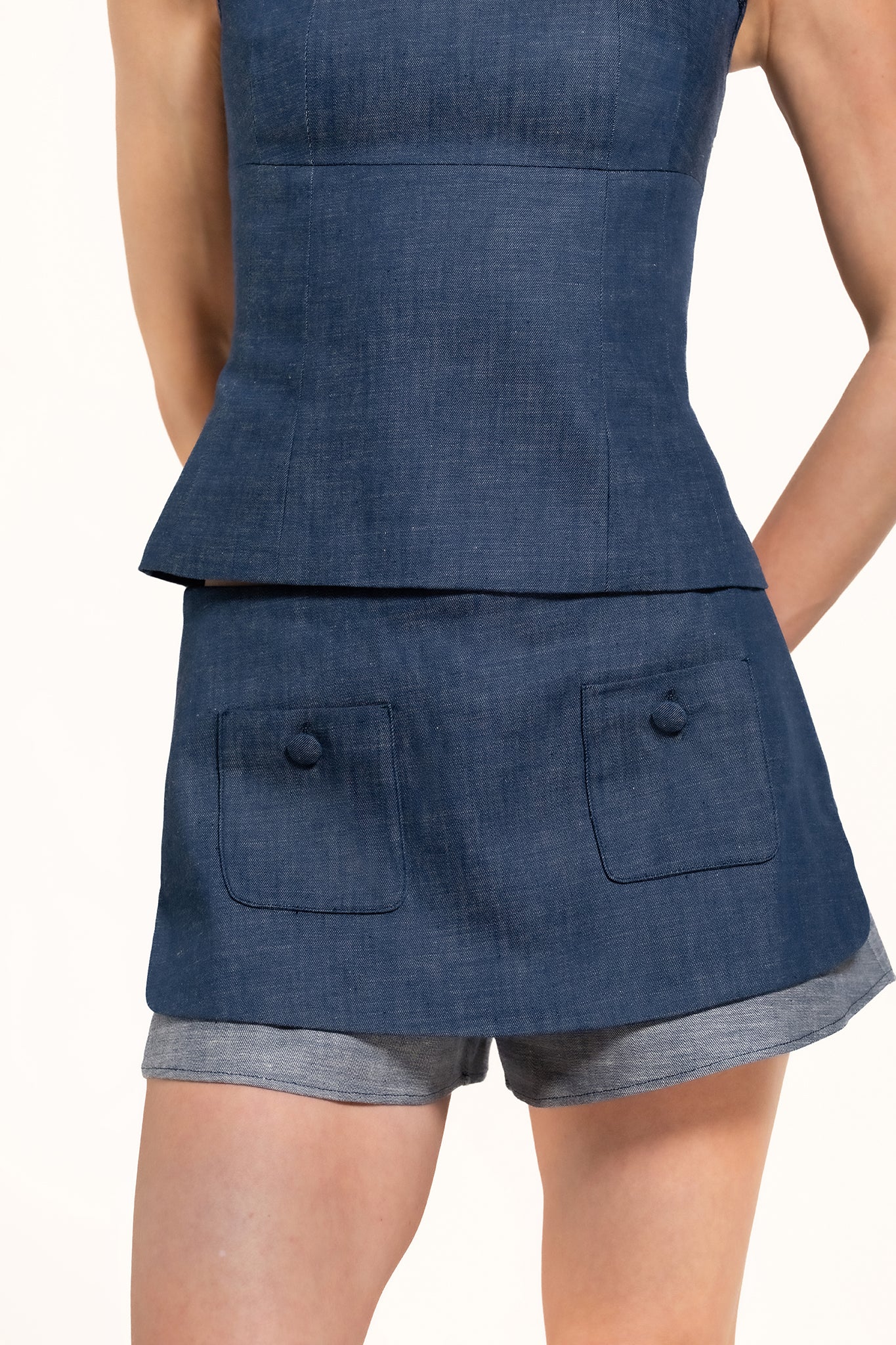 Diane Skort - Indigo - Denim
