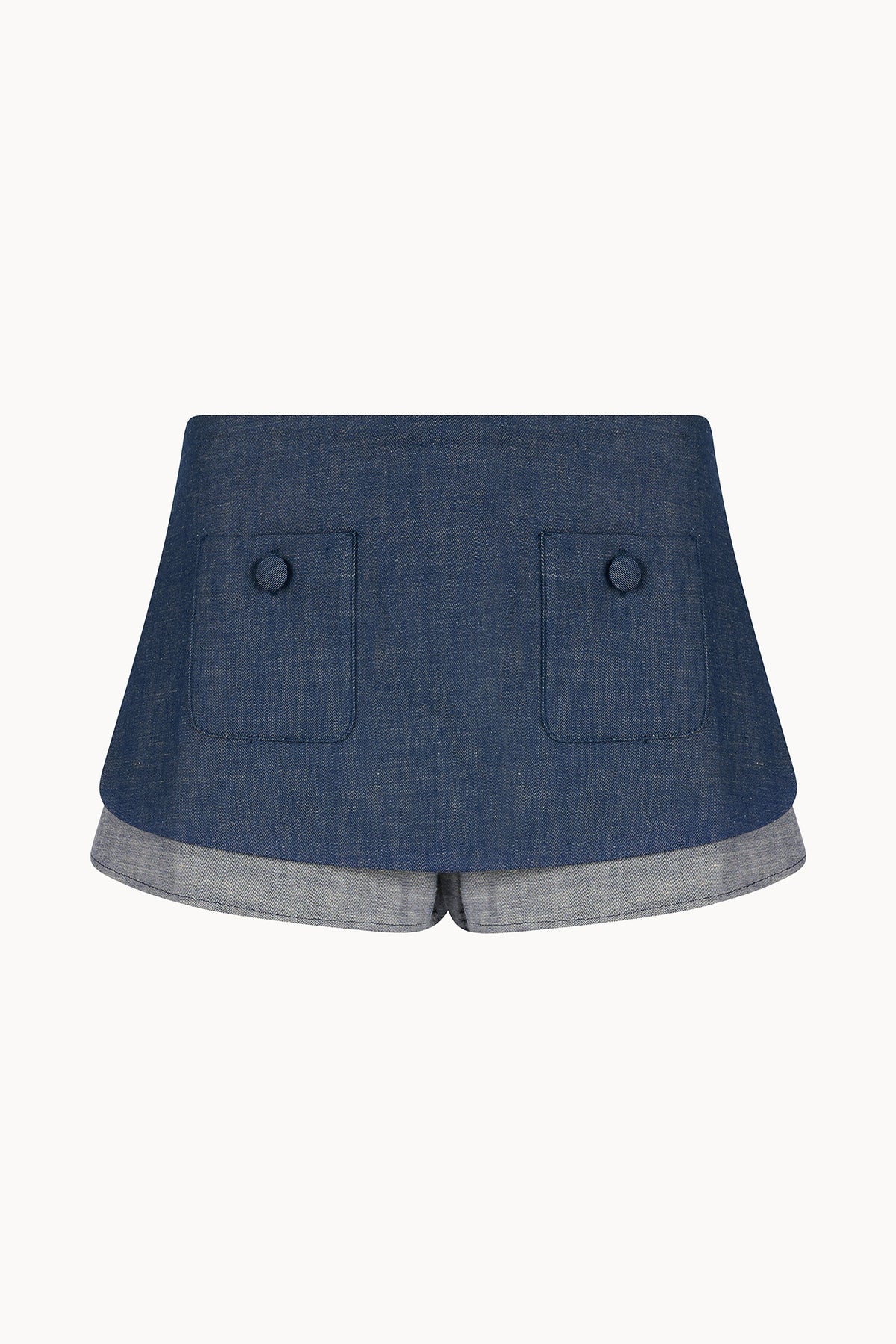 Jupe-short Diane - Indigo - Denim