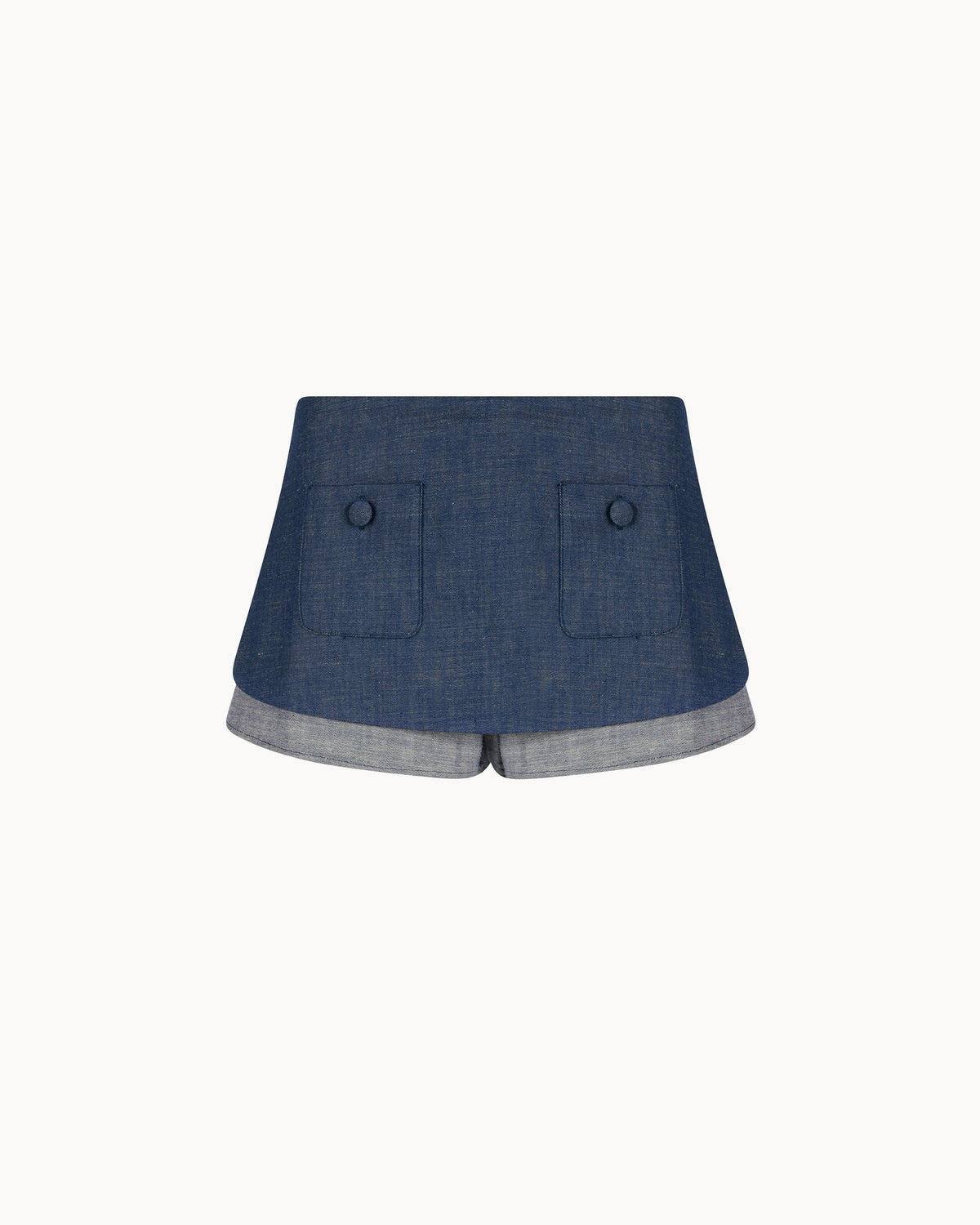 Zhiggie Diane Skort in indigo denim