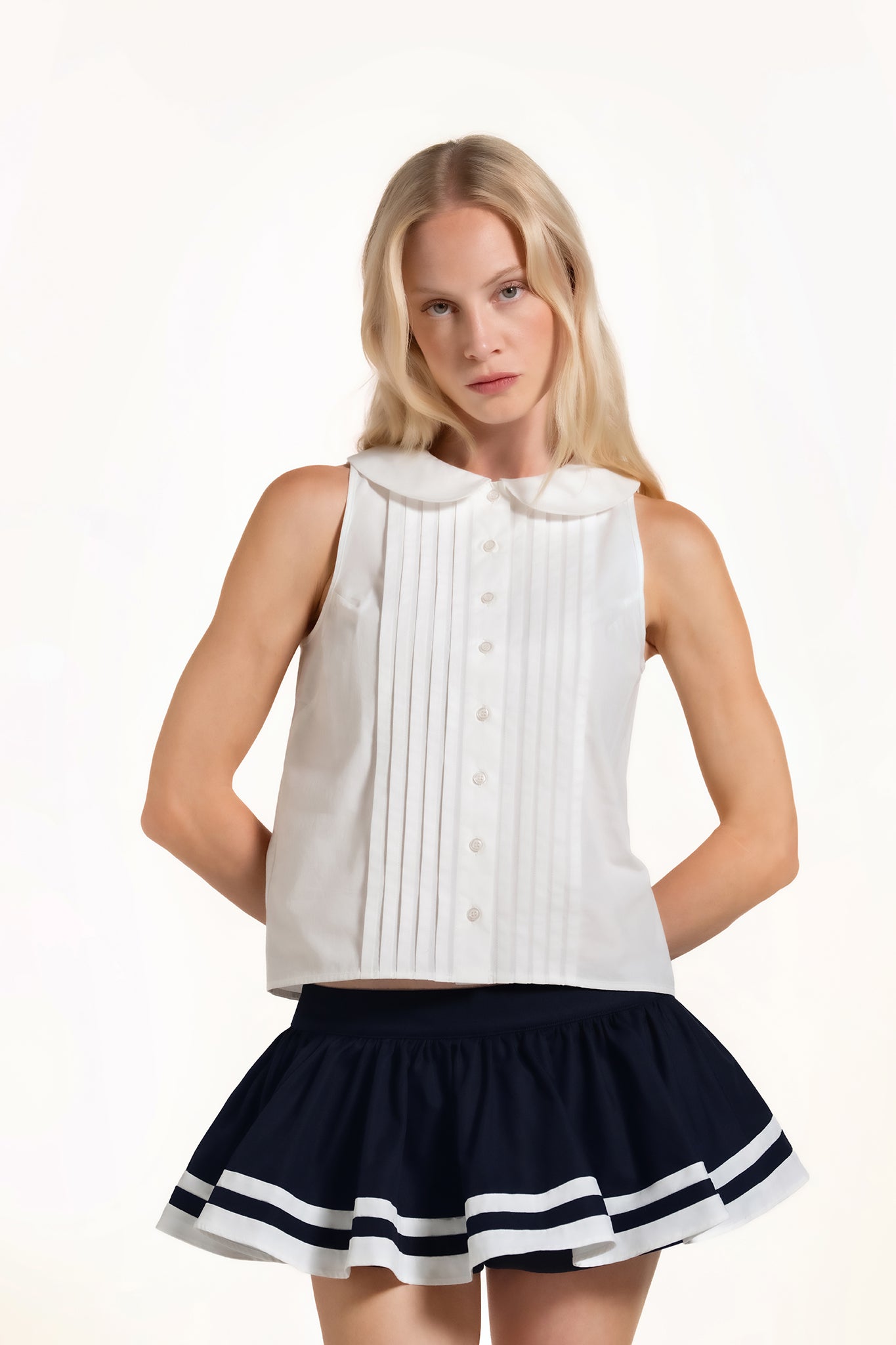 Zhiggie Dinora Shirt in white