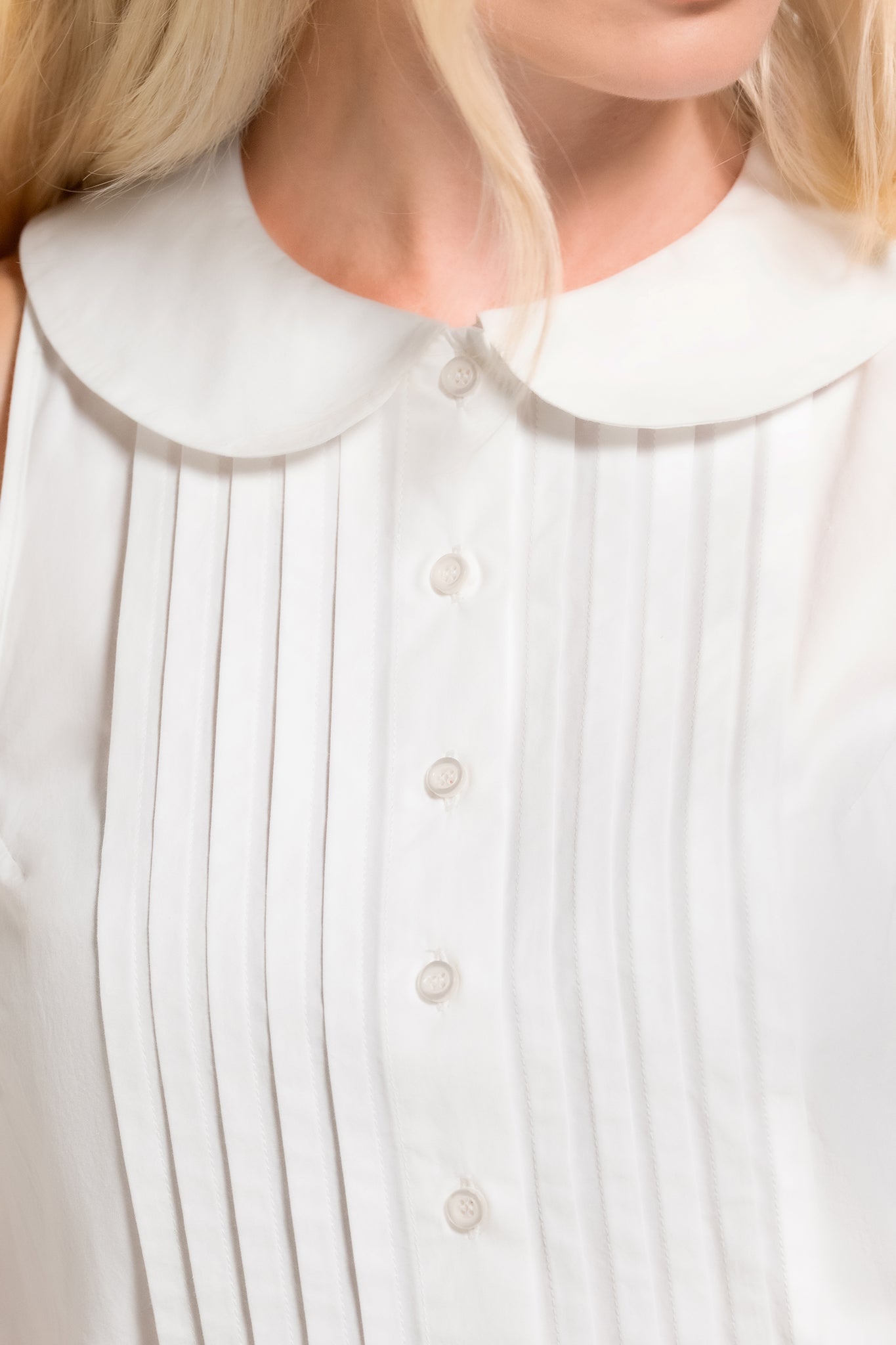 Dinora Shirt - White - Solid