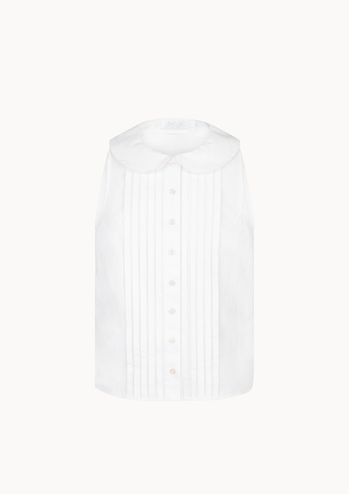 Dinora Shirt - White - Solid