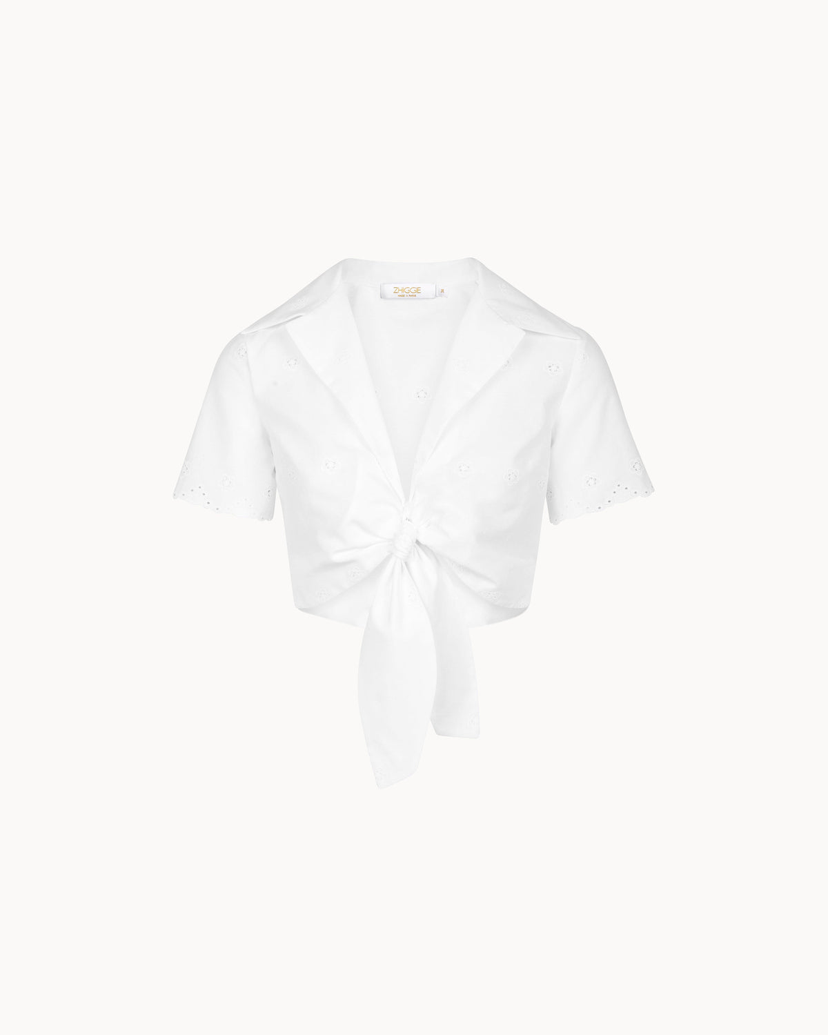Zhiggie Dissi Top in white daisy