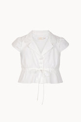Zhiggie Dixy Top in white