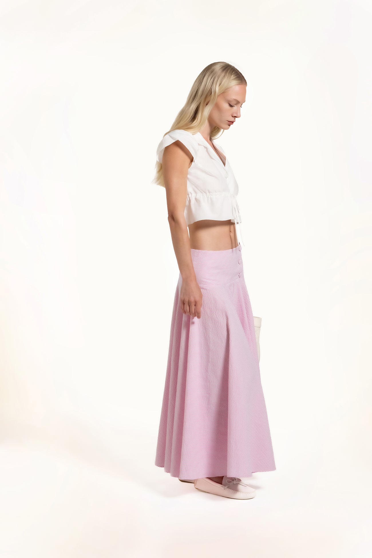 Zhiggie Dolly Skirt in candyfloss stripes