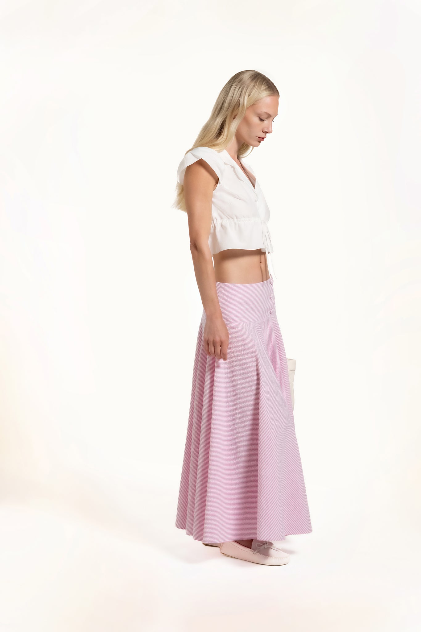 Zhiggie Dolly Skirt in candyfloss stripes