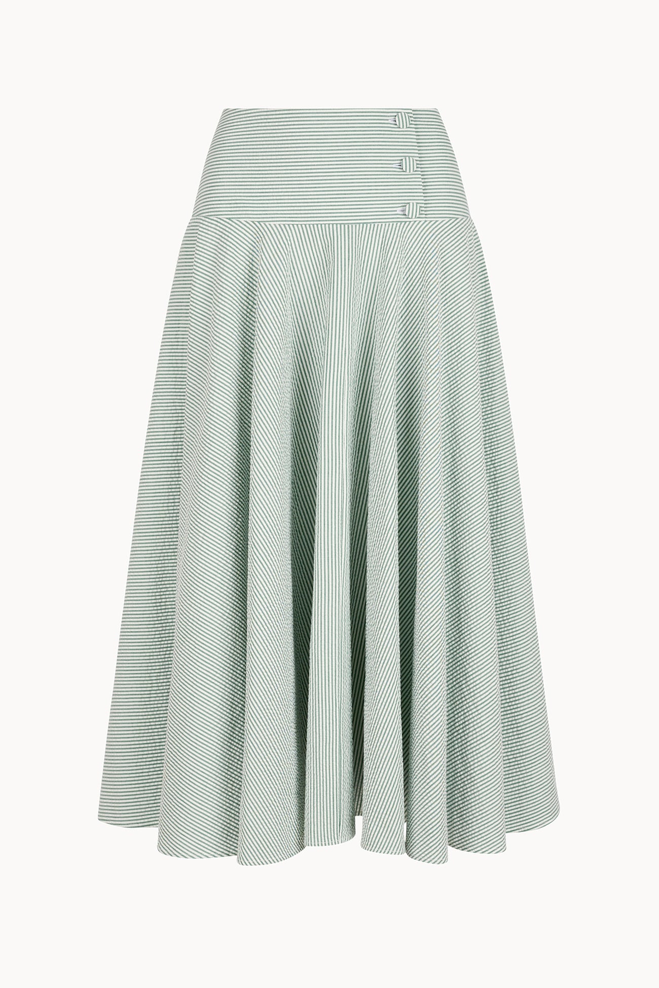 Dolly Skirt- Sage - Sage - Stripes