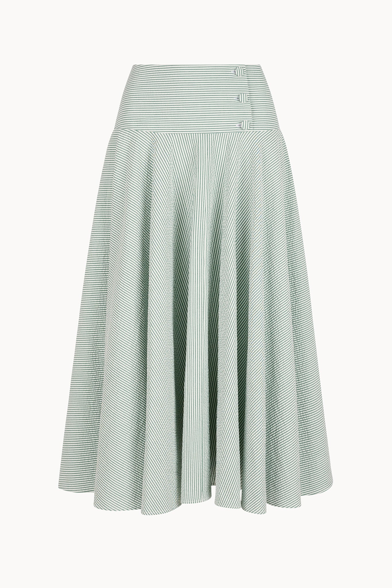 Dolly Skirt- Sage - Sage - Stripes