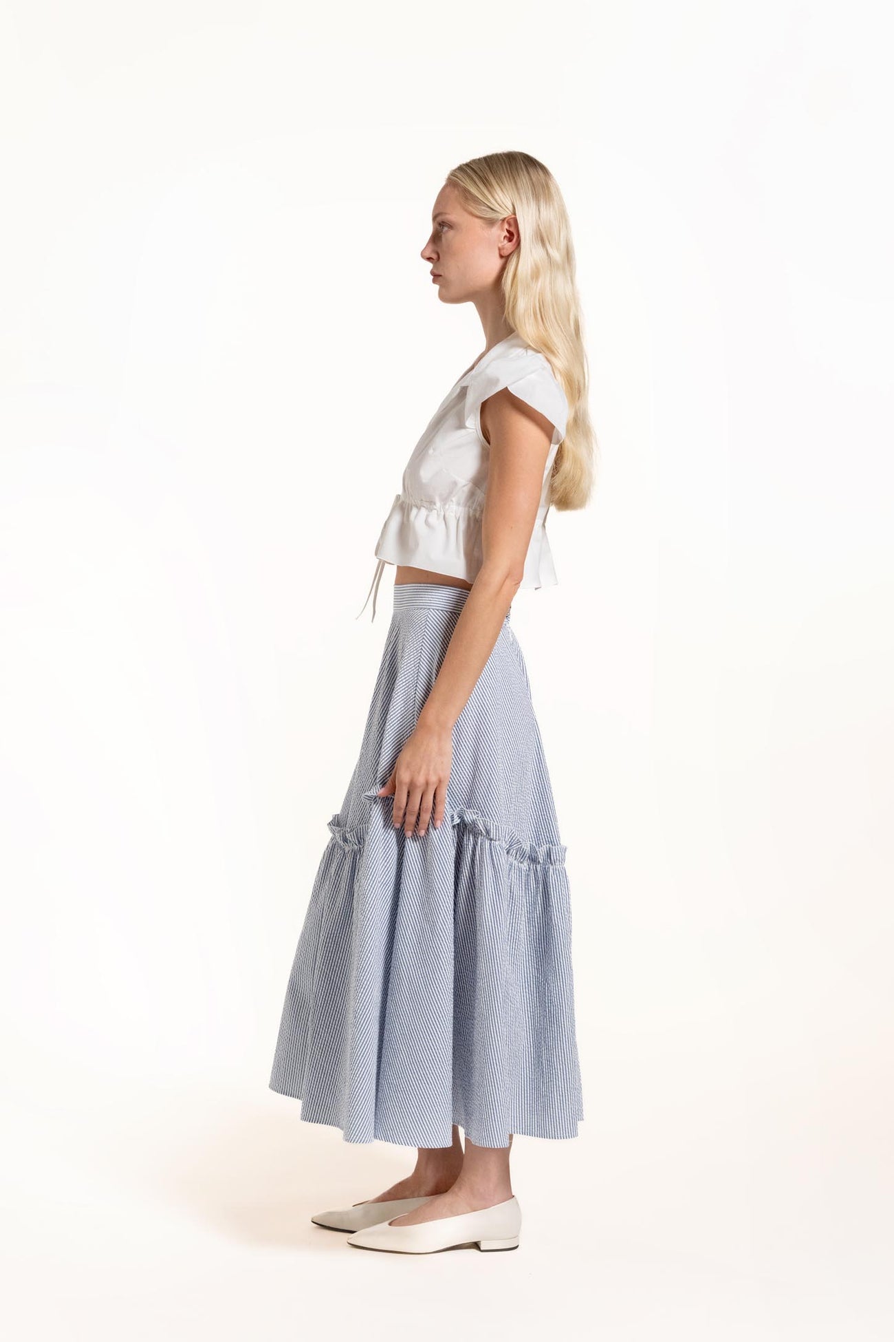 Danse Skirt - Ice - Stripes