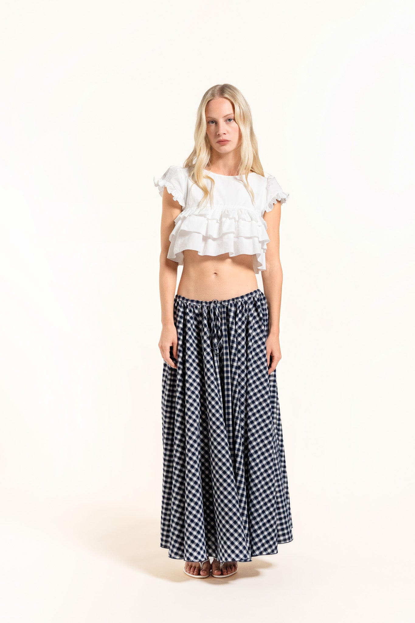 Devine Top - White - Solid