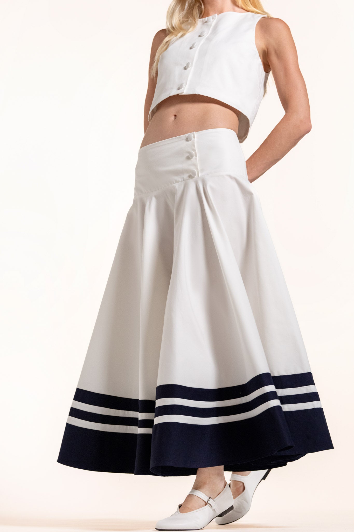 Désirée Skirt - White - Sailor